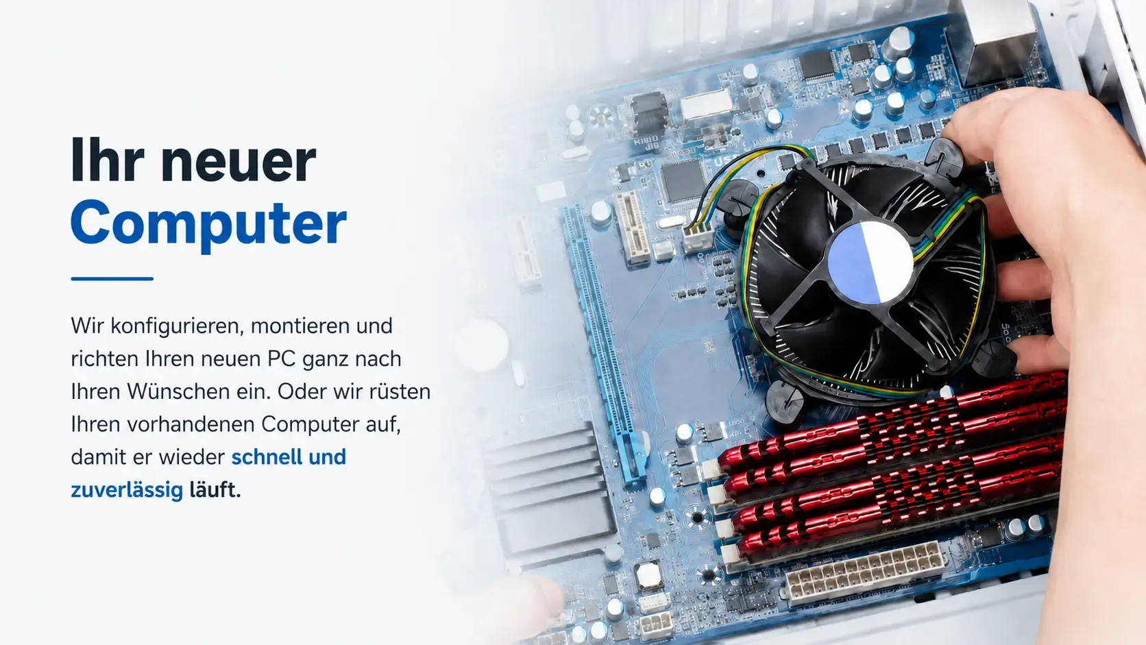 Ihr neuer Computer-wir konfigurieren nach Ihren Wünschen
