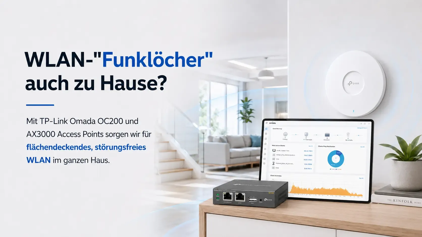 WLAN-Funklöcher-Wir installieren flächendeckendes WLAN zu Hause