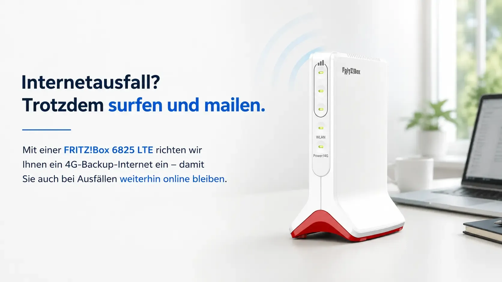 Internetausfall-LTE Backup Lösung