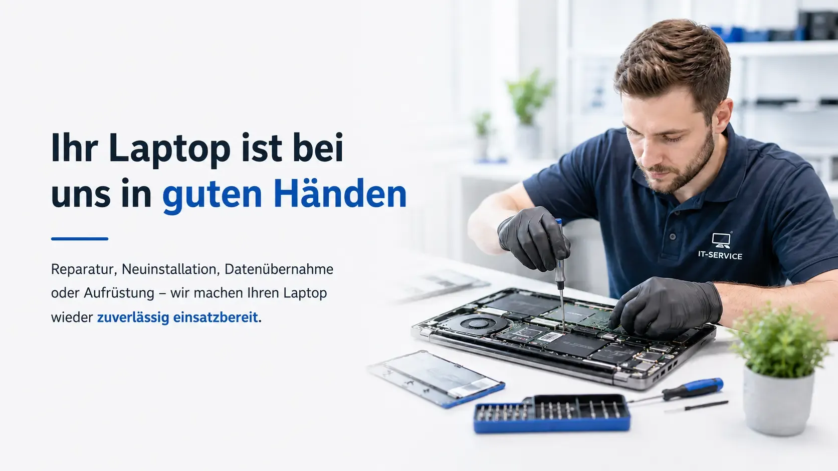 Wir reparieren Ihren Laptop